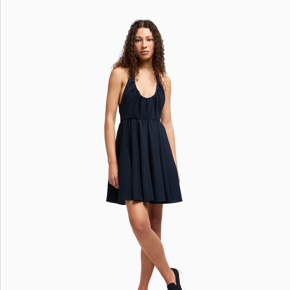 Armani- Navy Blue Halter Dress